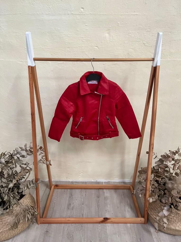 Chaqueta polipiel Hebilla