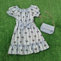 Vestido Lazo azul