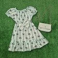 Vestido Lazo verde