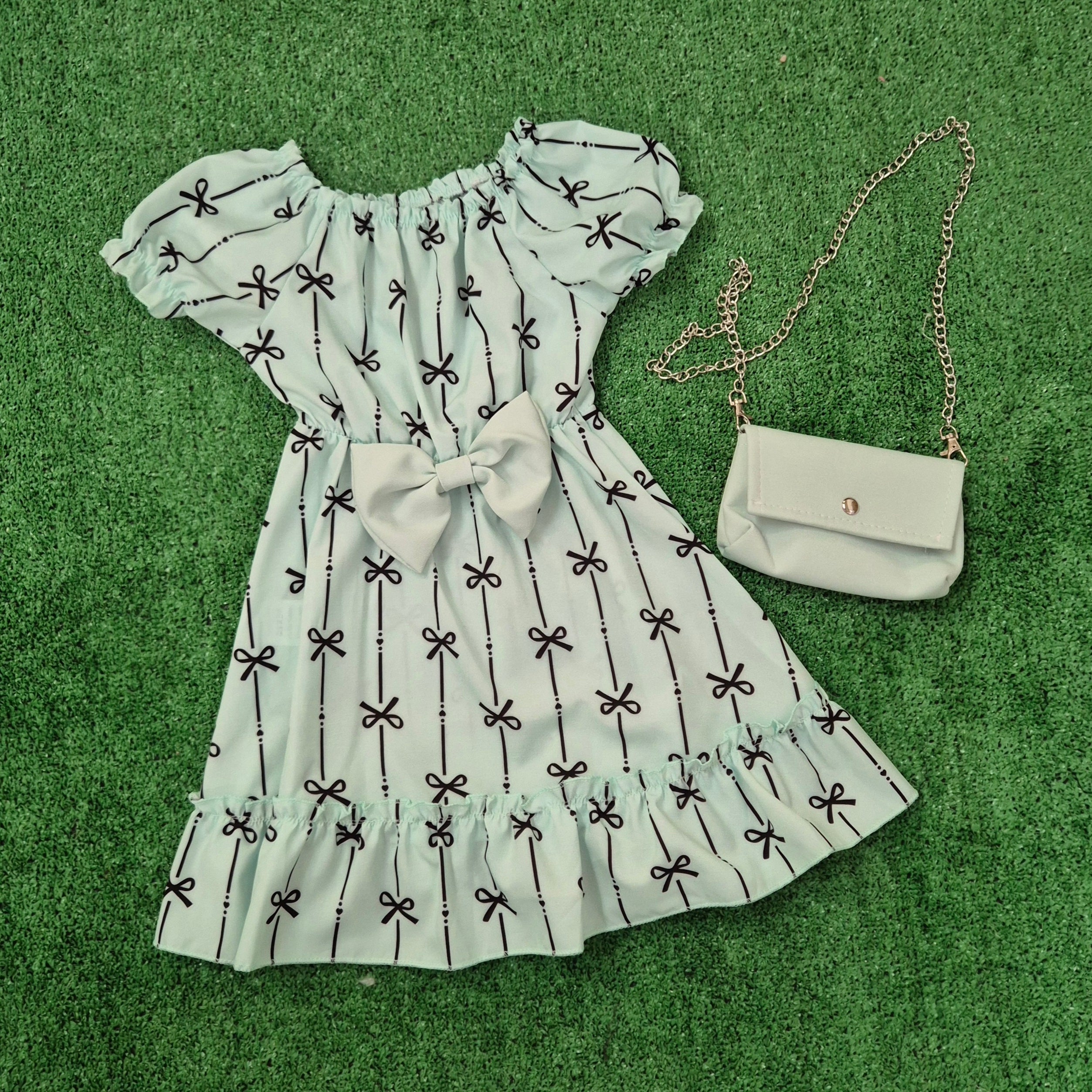 Vestido Lazo verde