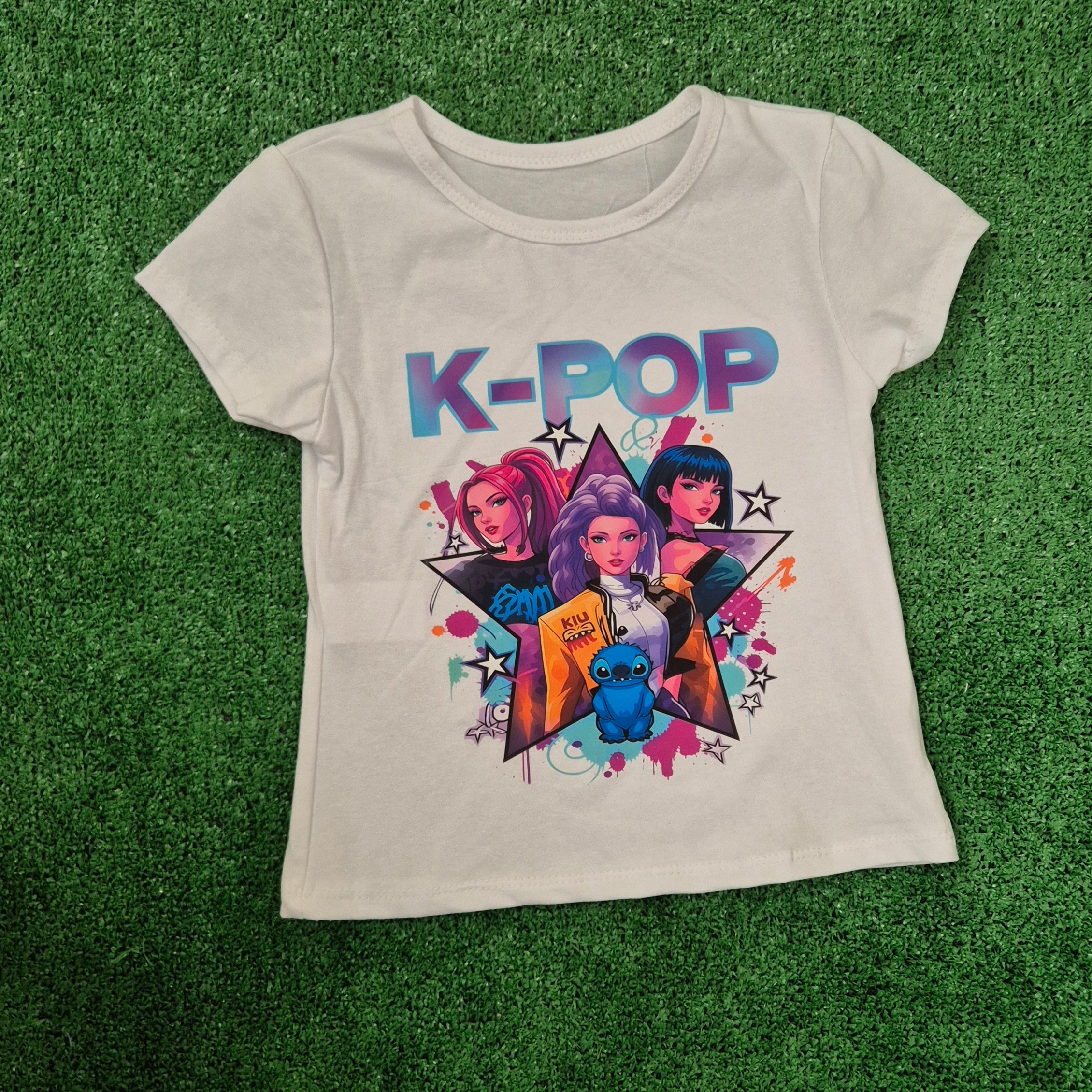 Camiseta Kpop blanca