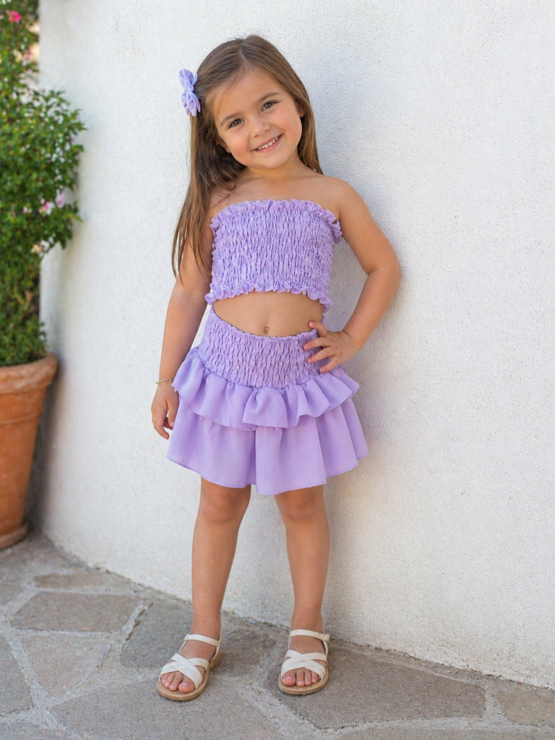 Conjunto samba lila