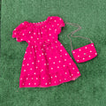 Vestido Lunares fucsia