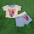 Conjunto Canalé Huntrix azul