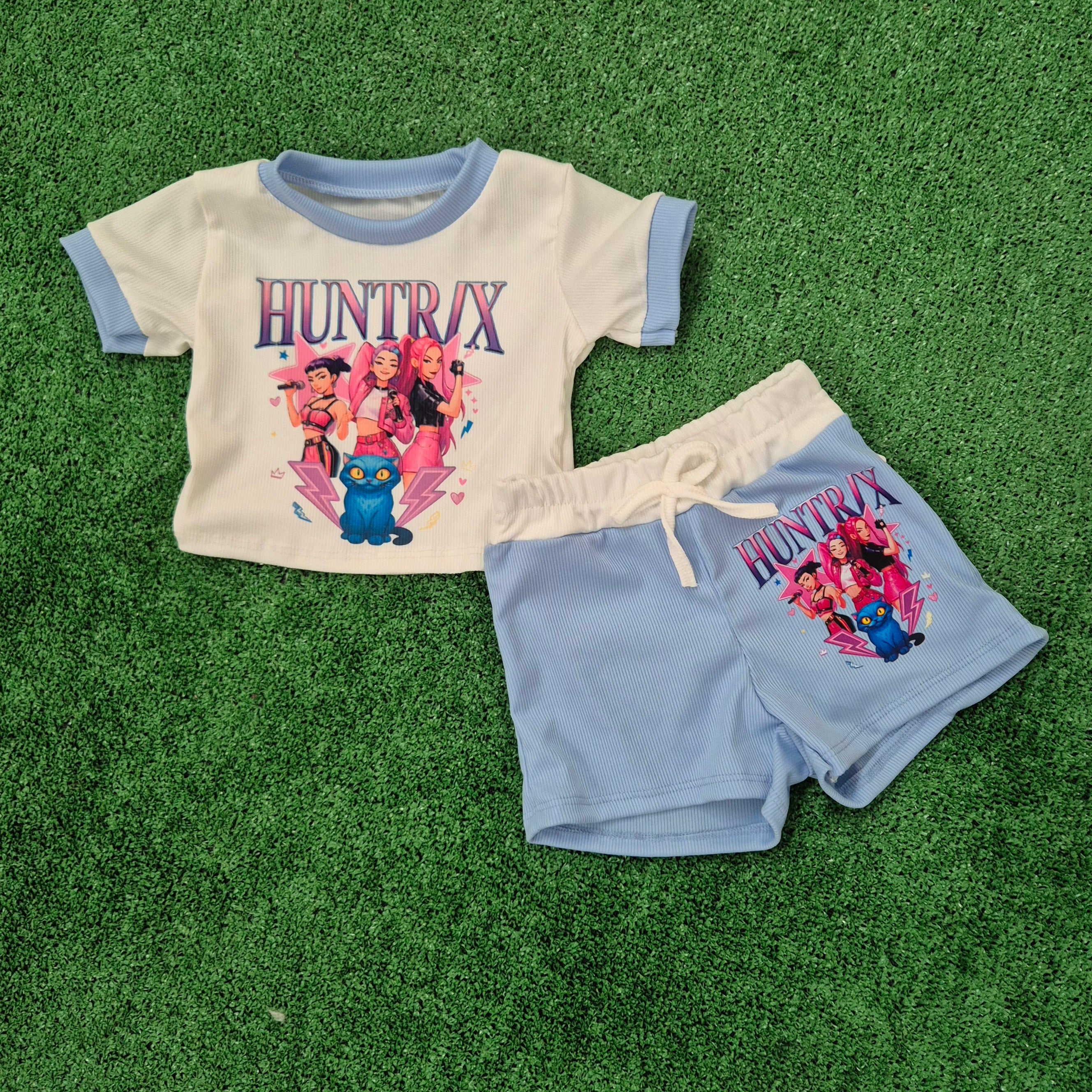 Conjunto Canalé Huntrix azul