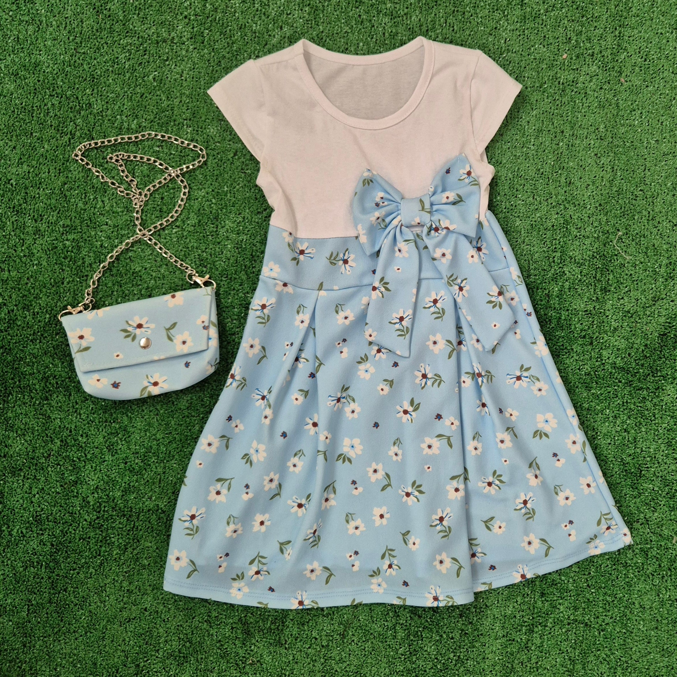 Vestido Bolso azul