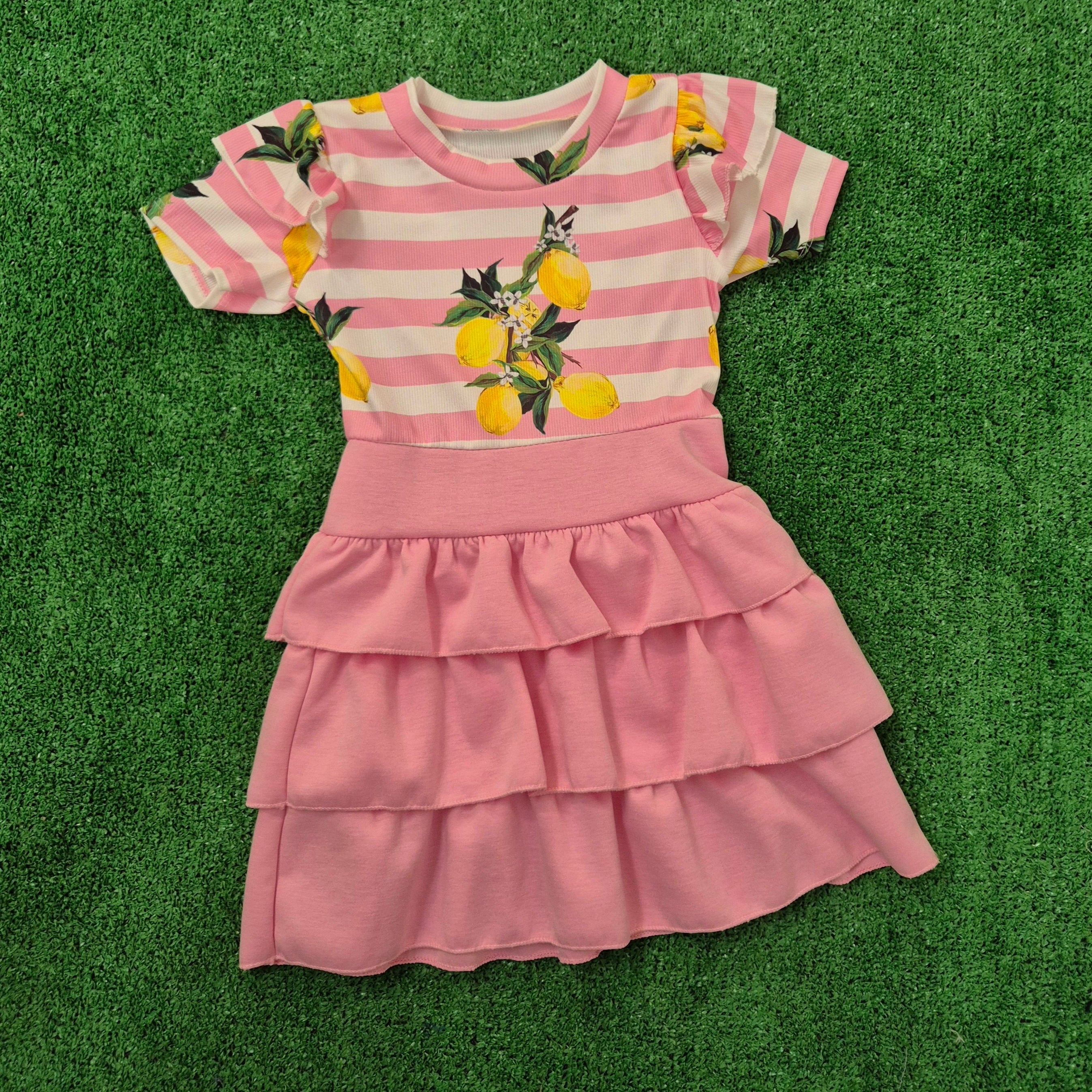Vestido Limones rosa