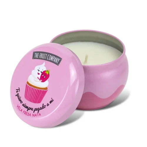 Vela Perfumada Fresa y Nata