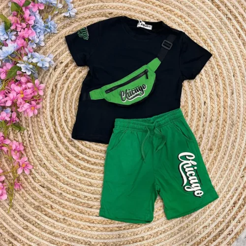 Conjunto Riñonera Verde