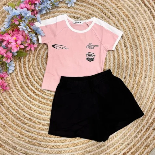 Conjunto Soccer Rosa