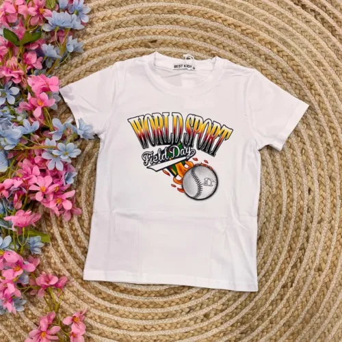 Camiseta Beisbol Blanca