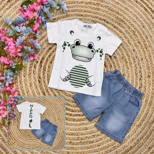 Conjunto Hipopotamo Blanco
