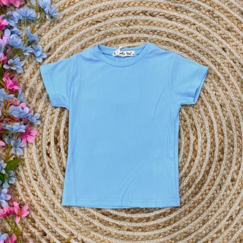 Camiseta Canalé Básica Azul
