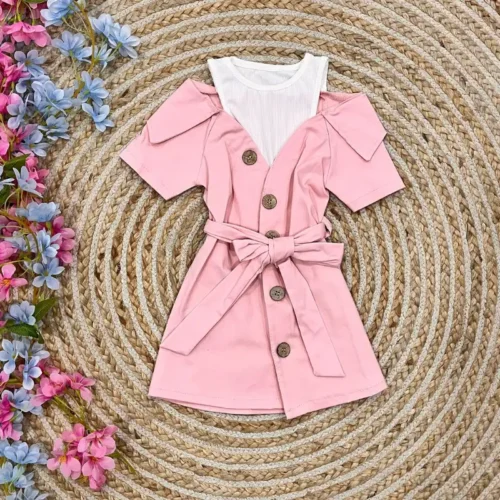 Vestido Americano Rosa