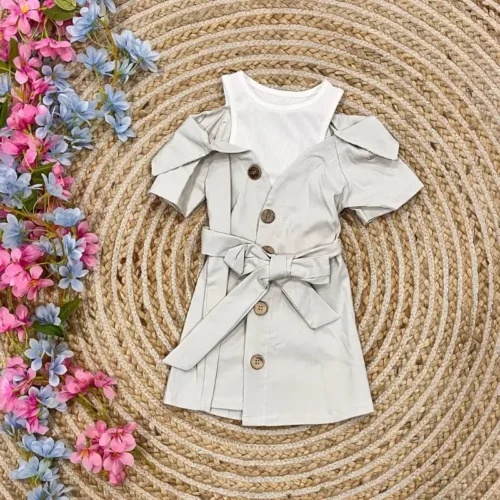 Vestido Americano Beige