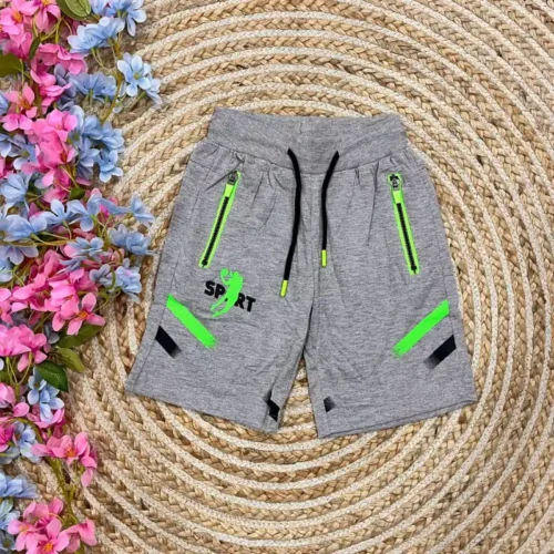 Bermuda Deportiva Gris