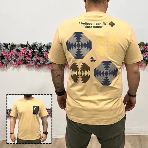 Camiseta Azteca Beige