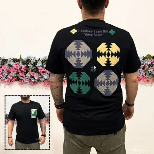 Camiseta Azteca Negra