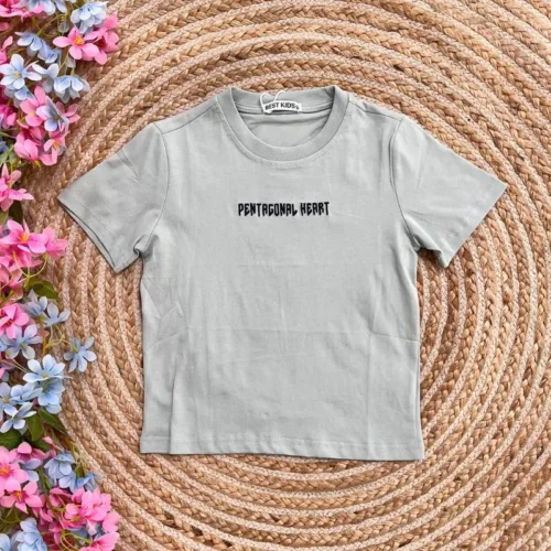 Camiseta Pentagonal Aguamarina