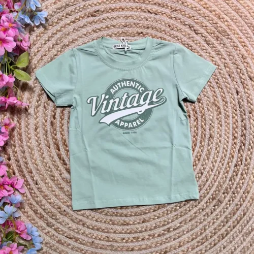 Camiseta Vintage Verde