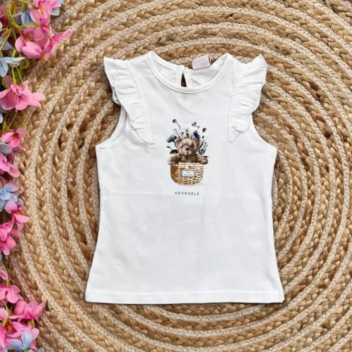 Camiseta Adorable Blanca