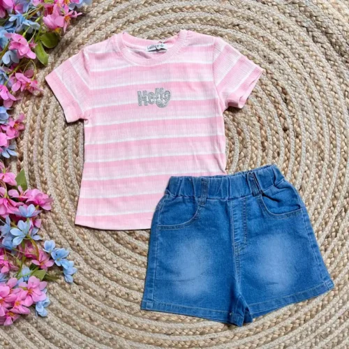 Conjunto Hello Rosa