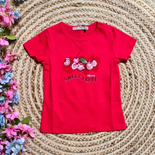 Camiseta Fruit Fucsia