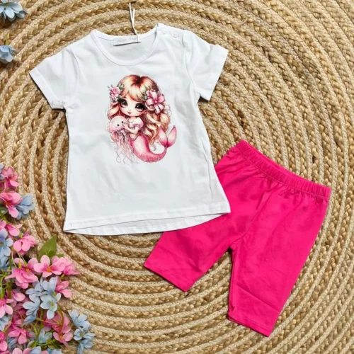 Conjunto Sirena Fucsia