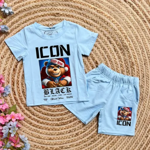 Conjunto Teddy Azul