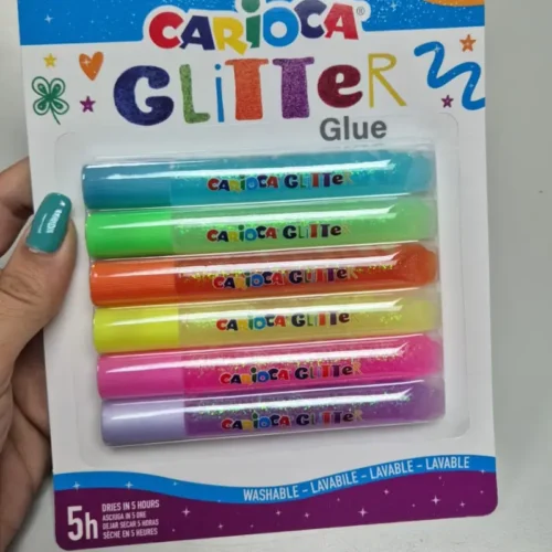 Carioca pegamento con glitter