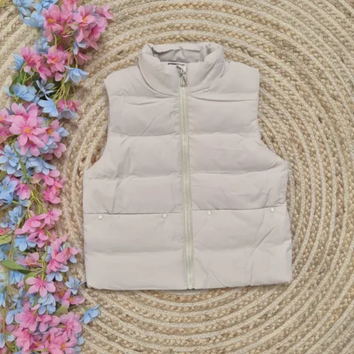 Chaleco Acolchado Beige