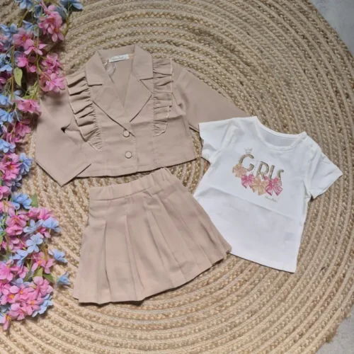Conjunto Girls Beige