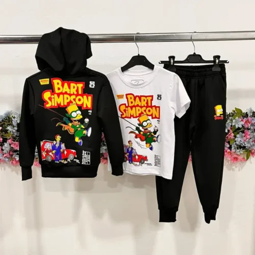 Conjunto Bart Simpson Negro